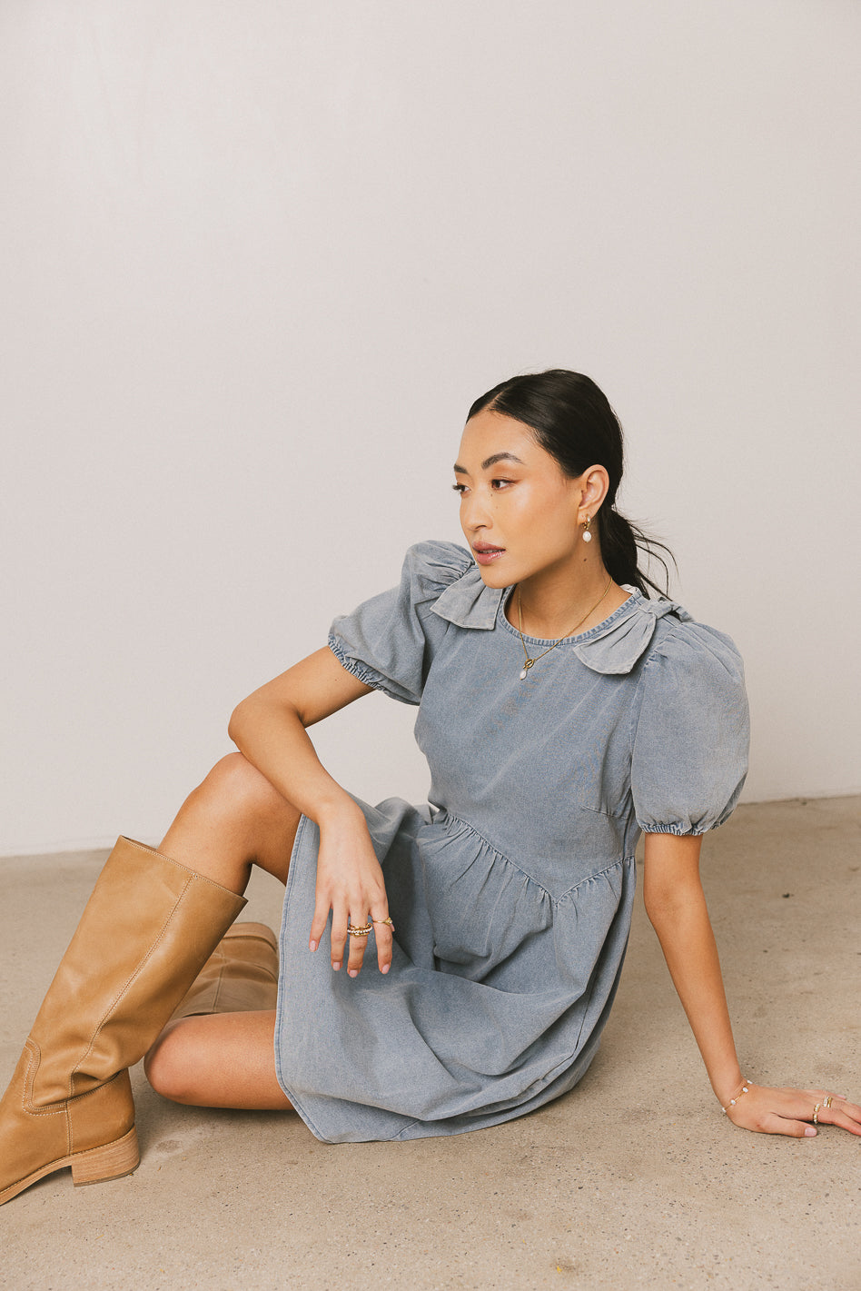 Archer Denim Mini Dress - FINAL SALE