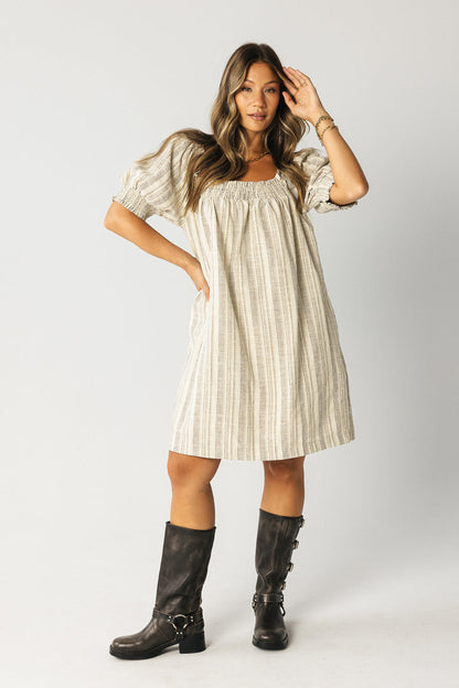 Drew Striped Babydoll Dress - FINAL SALE