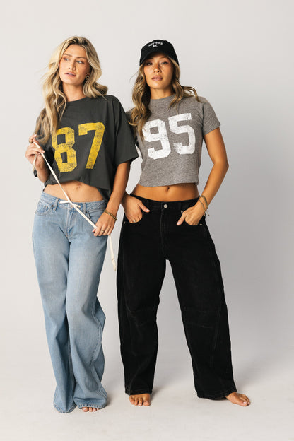 Jersey Oversized Graphic Tee - FINAL SALE