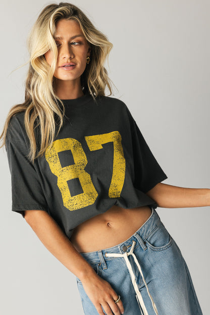 Jersey Oversized Graphic Tee - FINAL SALE
