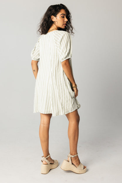 Jenny Striped Babydoll Dress - FINAL SALE