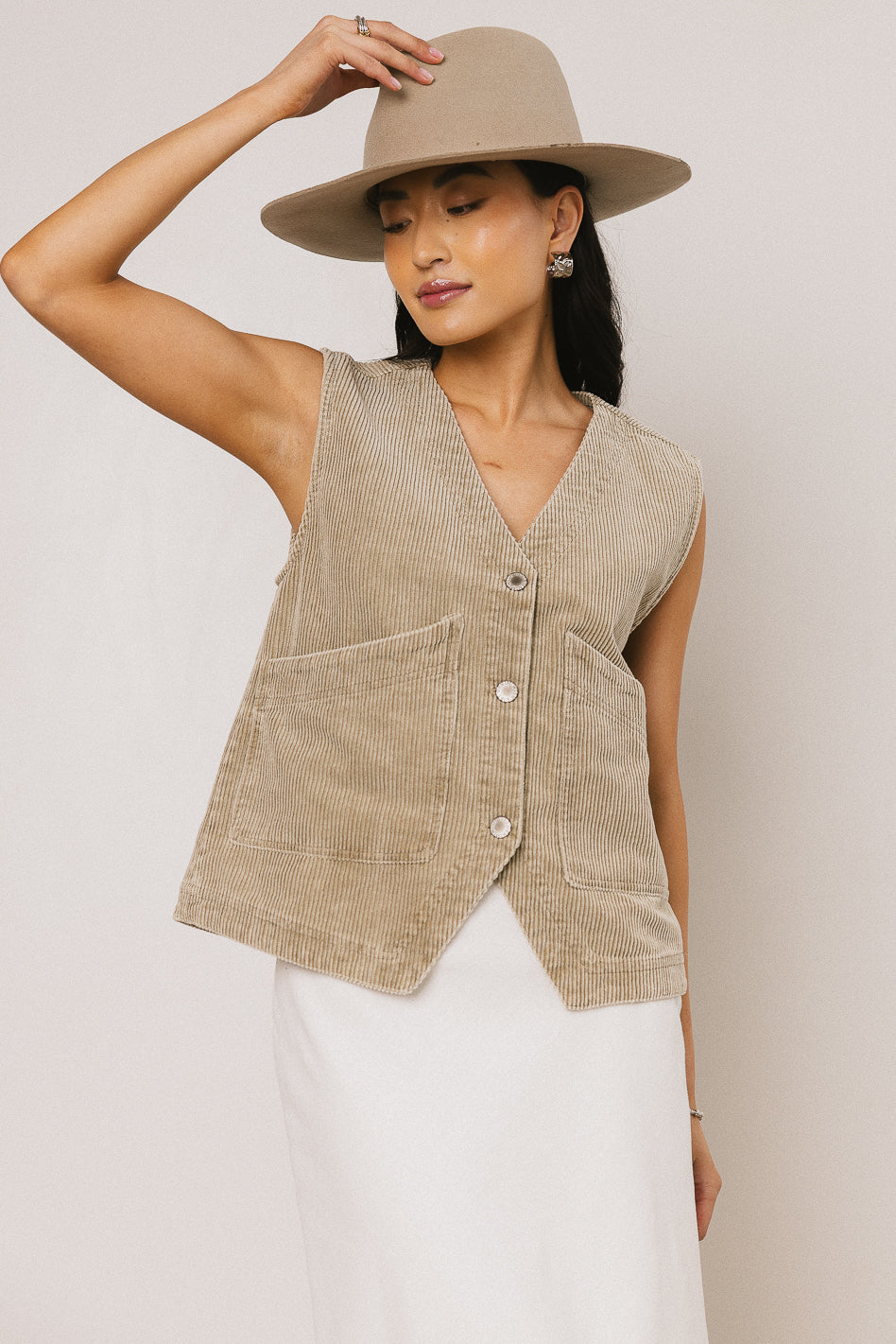 Devon Corduroy Vest - FINAL SALE
