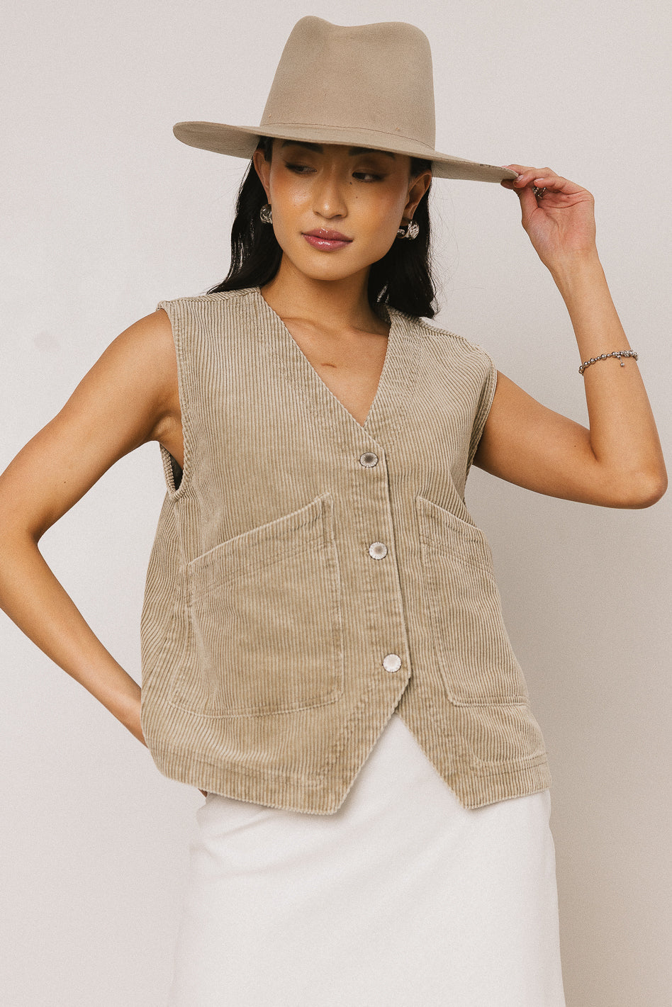 Devon Corduroy Vest - FINAL SALE