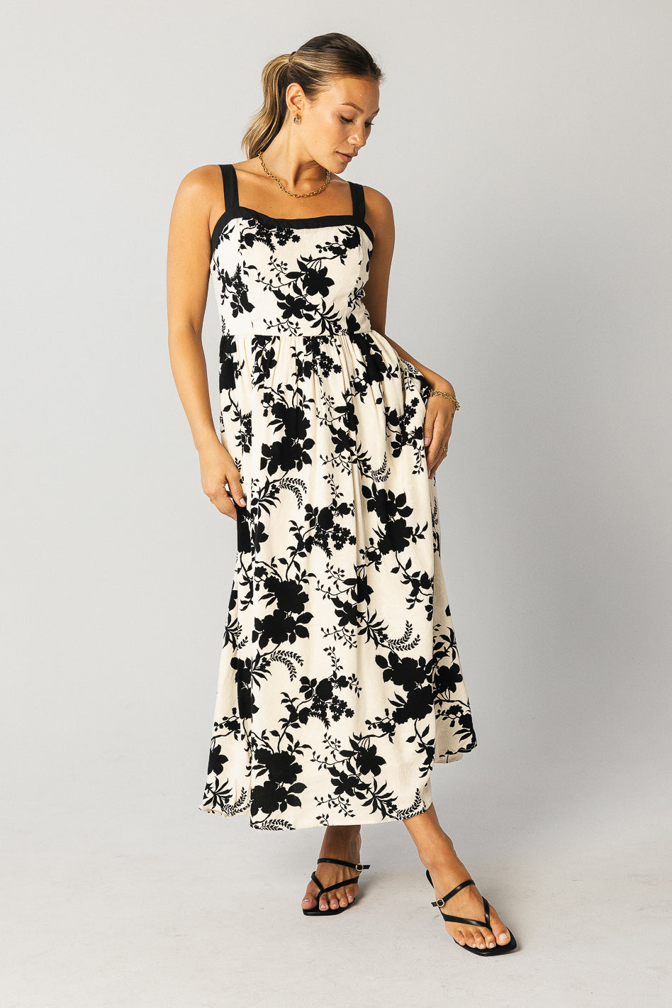 Zora Floral Midi Dress - FINAL SALE