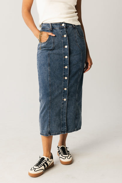 Kylo Denim Maxi Skirt - FINAL SALE