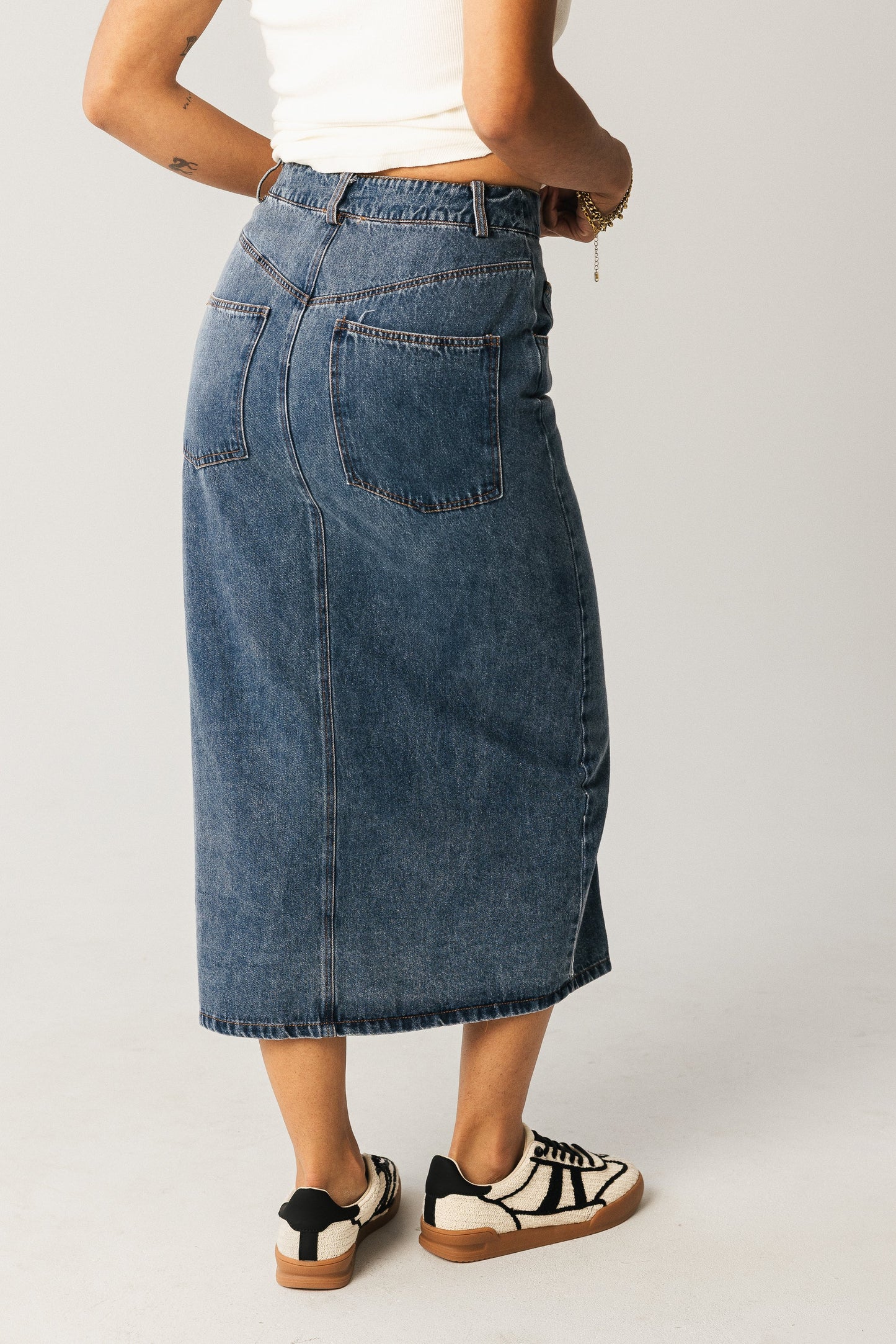 Kylo Denim Maxi Skirt - FINAL SALE
