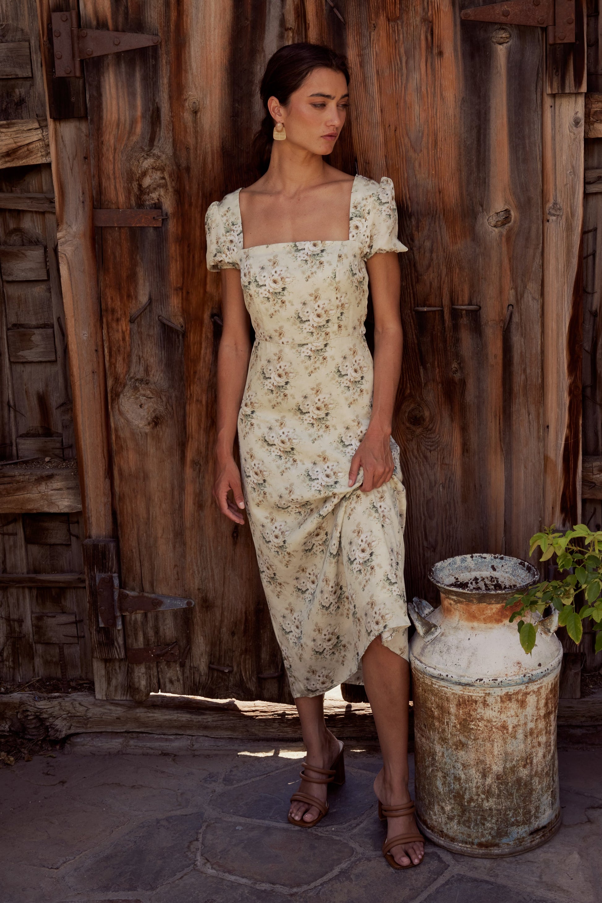 Ayden Floral Midi Dress - FINAL SALE