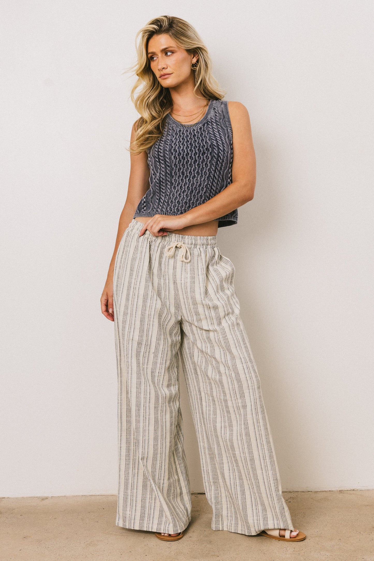 Kirra Striped Wide Leg Pants - FINAL SALE
