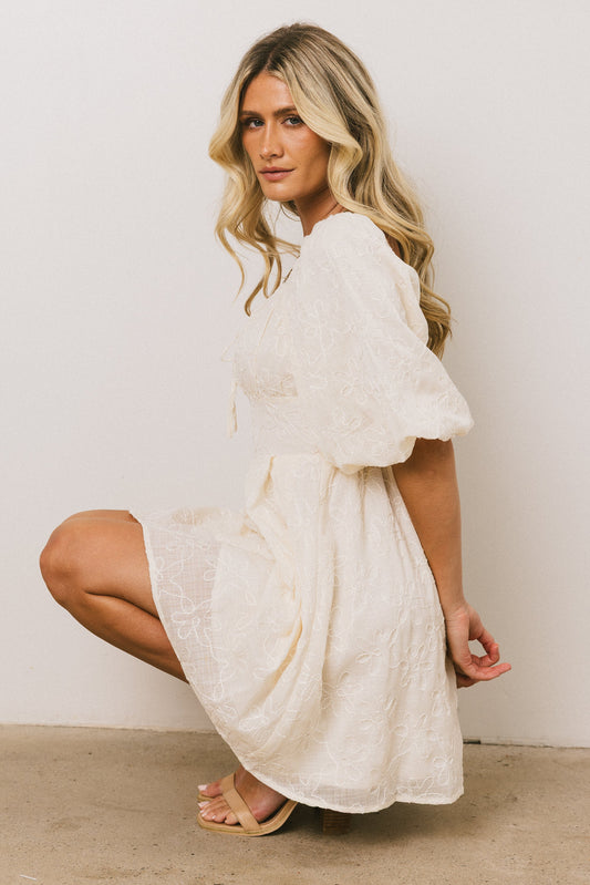 Parker Embroidered Mini Dress