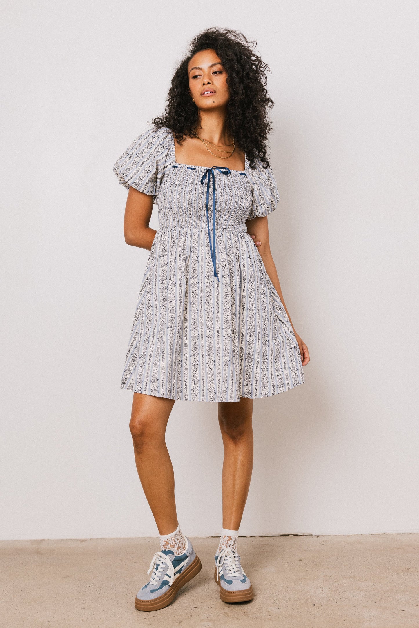 Arlet Smocked Mini Dress - FINAL SALE