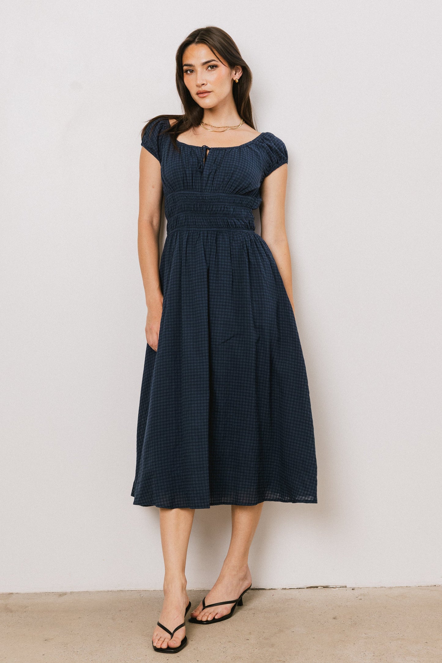 Kimber Plaid Midi Dress - FINAL SALE