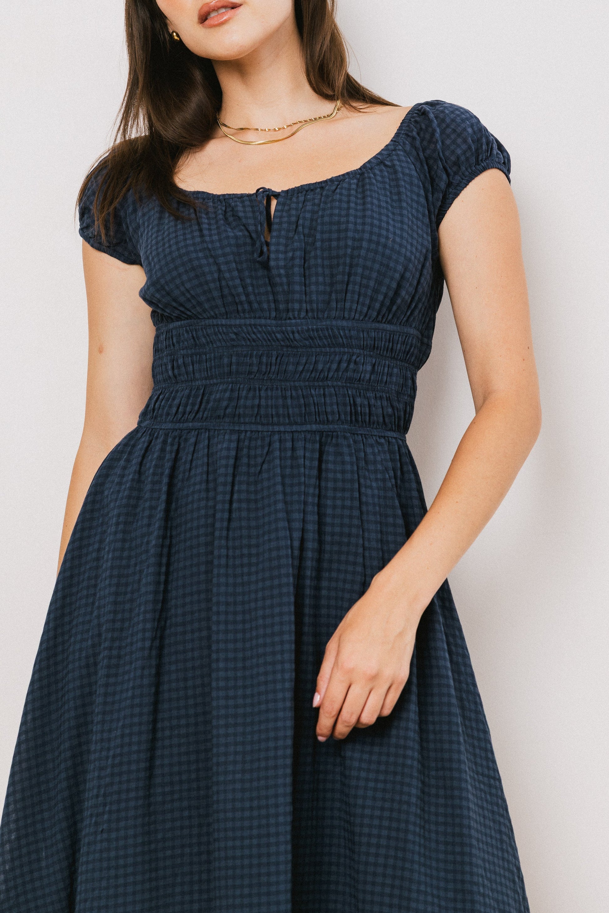 Kimber Plaid Midi Dress - FINAL SALE
