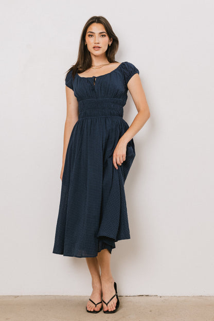 Kimber Plaid Midi Dress - FINAL SALE