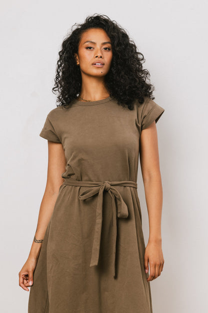 Saxton Maxi Dress in Olive - FINAL SALE