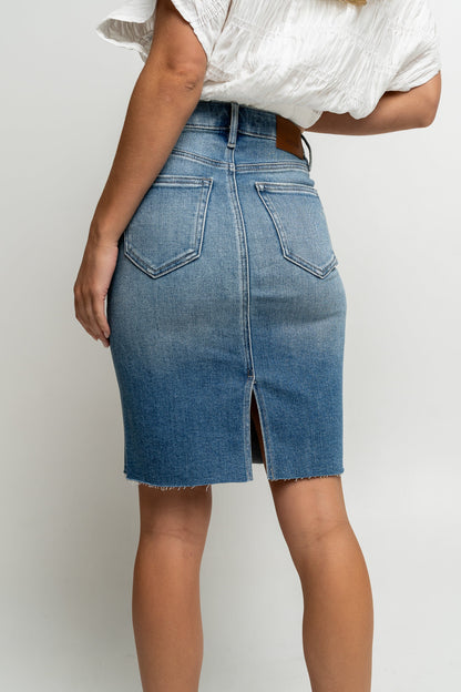 Louise Denim Midi Skirt - FINAL SALE