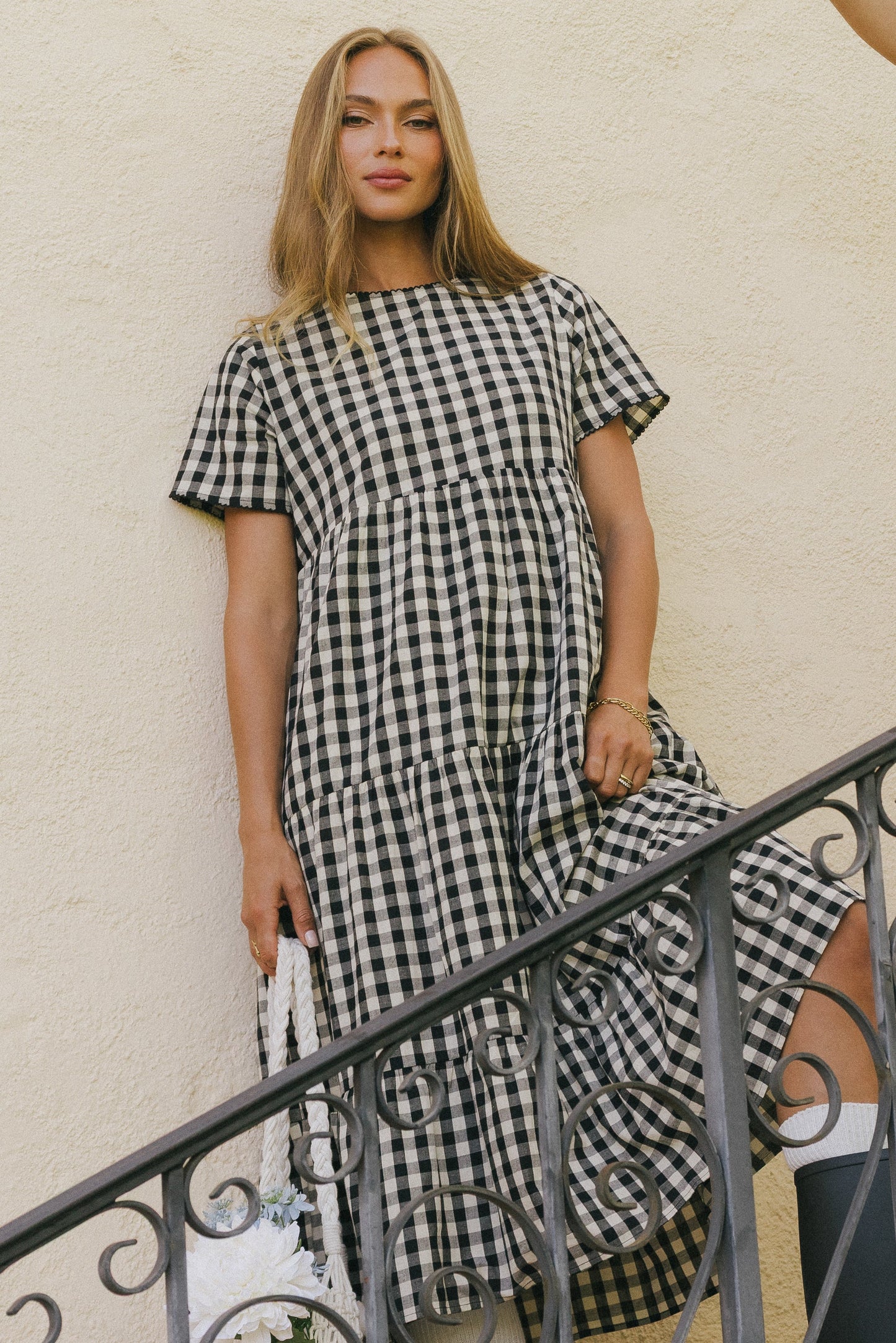 Keyla Plaid Midi Dress - FINAL SALE