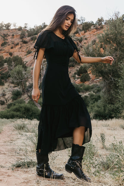 Dallas Sheer Midi Dress - FINAL SALE