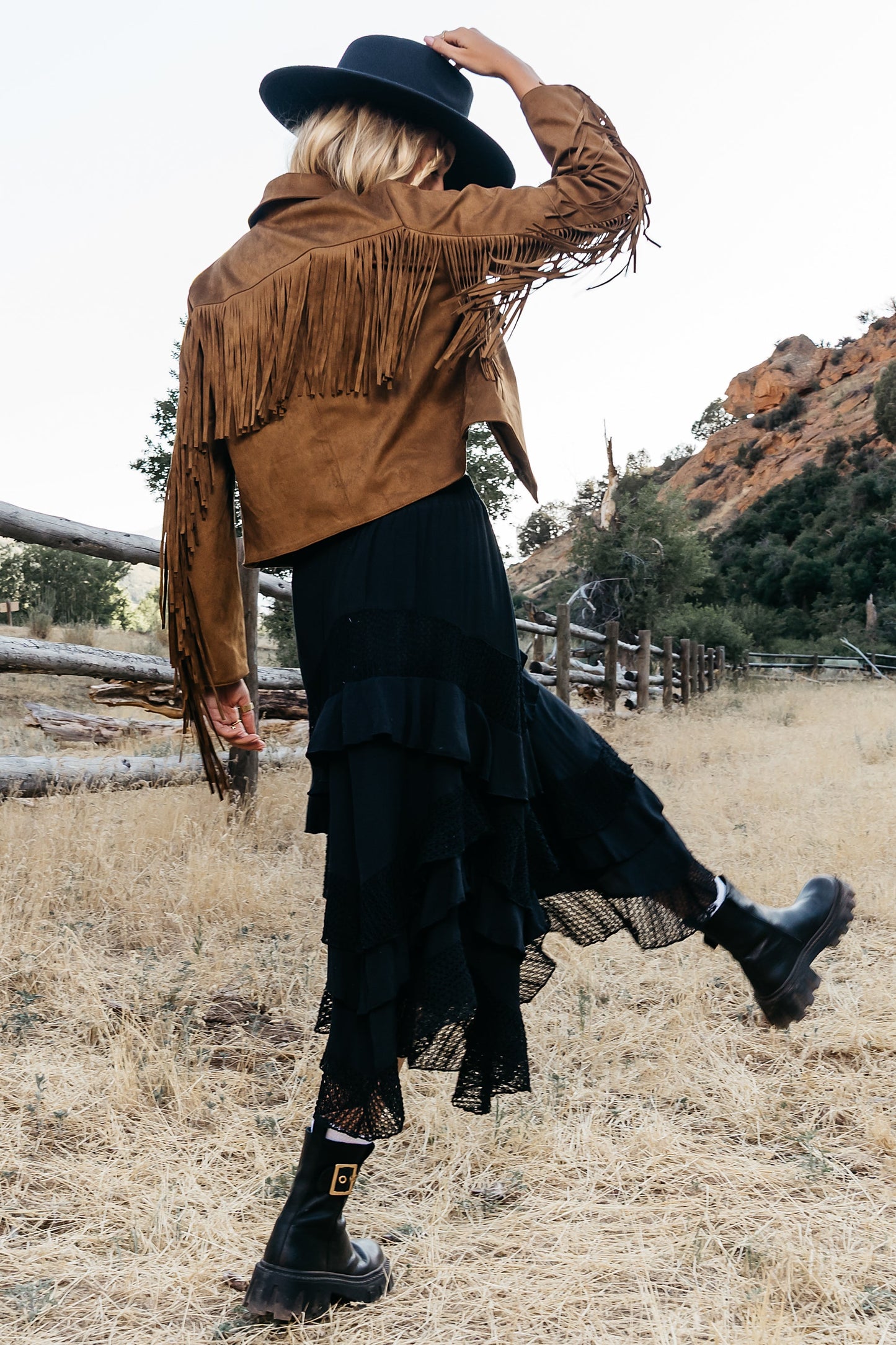 Megan Tiered Midi Skirt - FINAL SALE