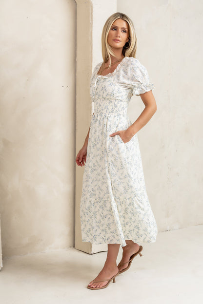 Travis Floral Midi Dress