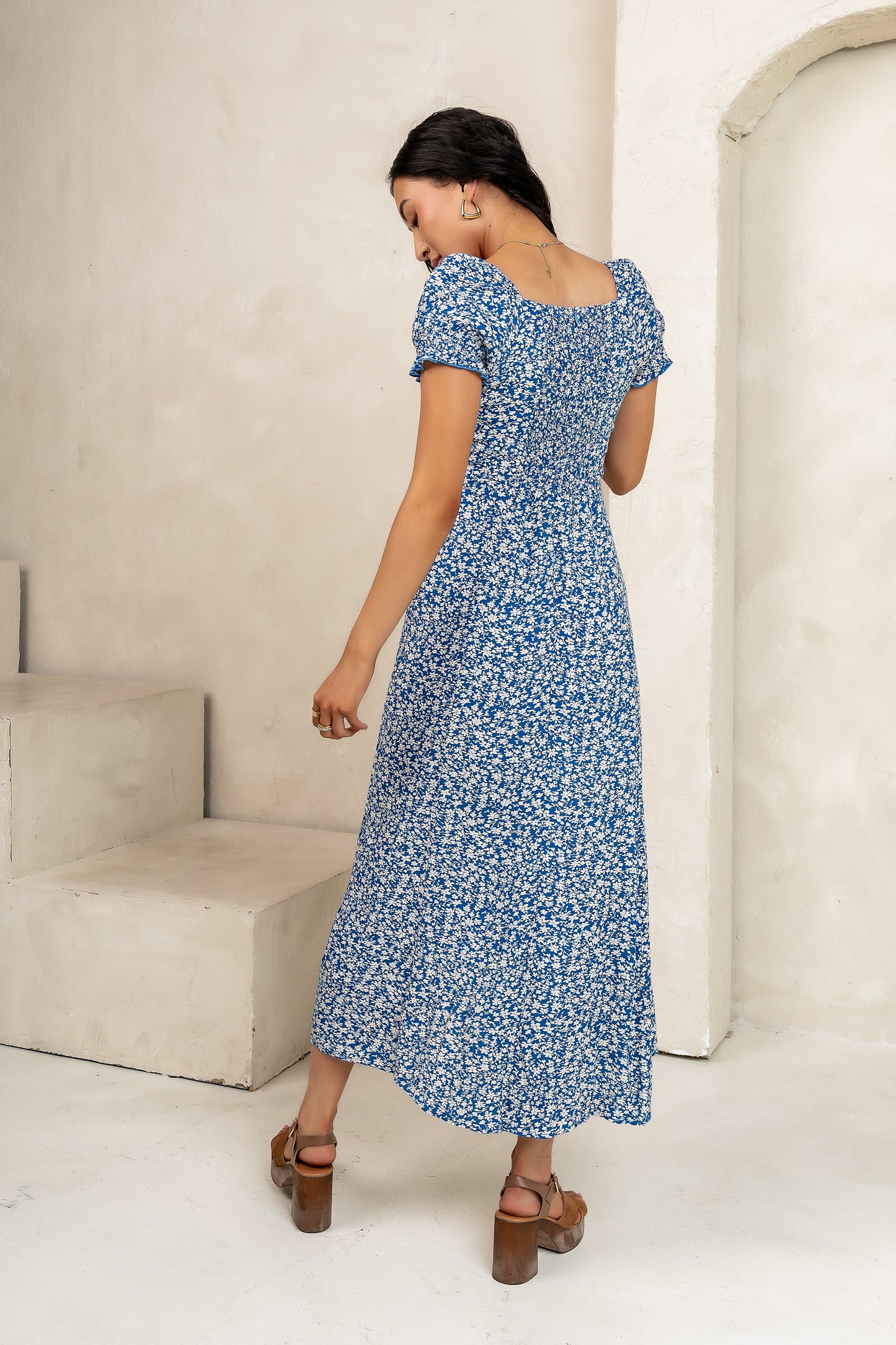 Marlow Maxi Dress in Blue - FINAL SALE