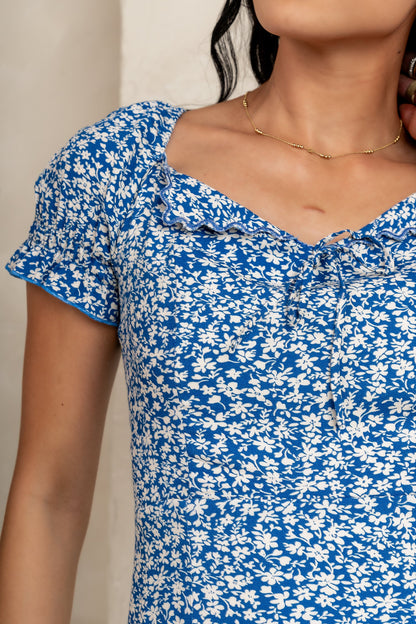 Marlow Maxi Dress in Blue - FINAL SALE