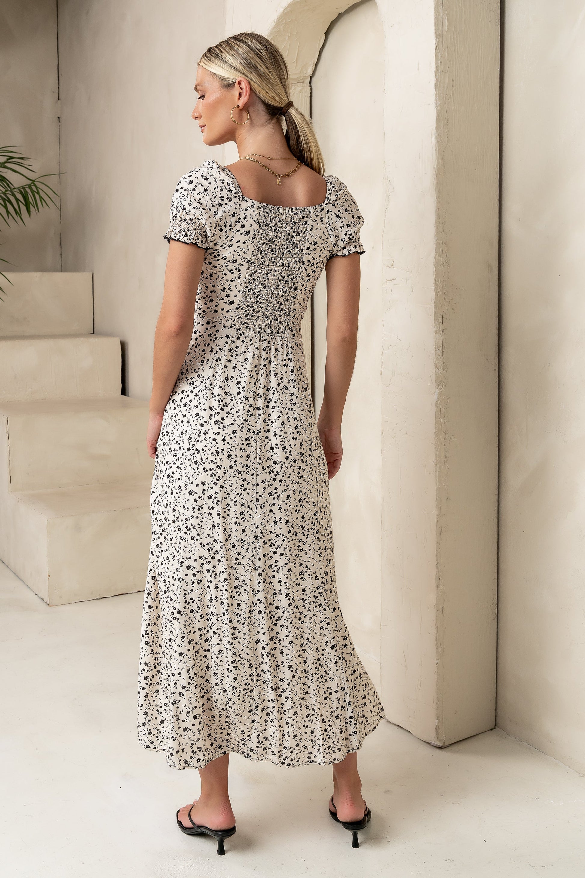 Marlow Maxi Dress in Cream - FINAL SALE