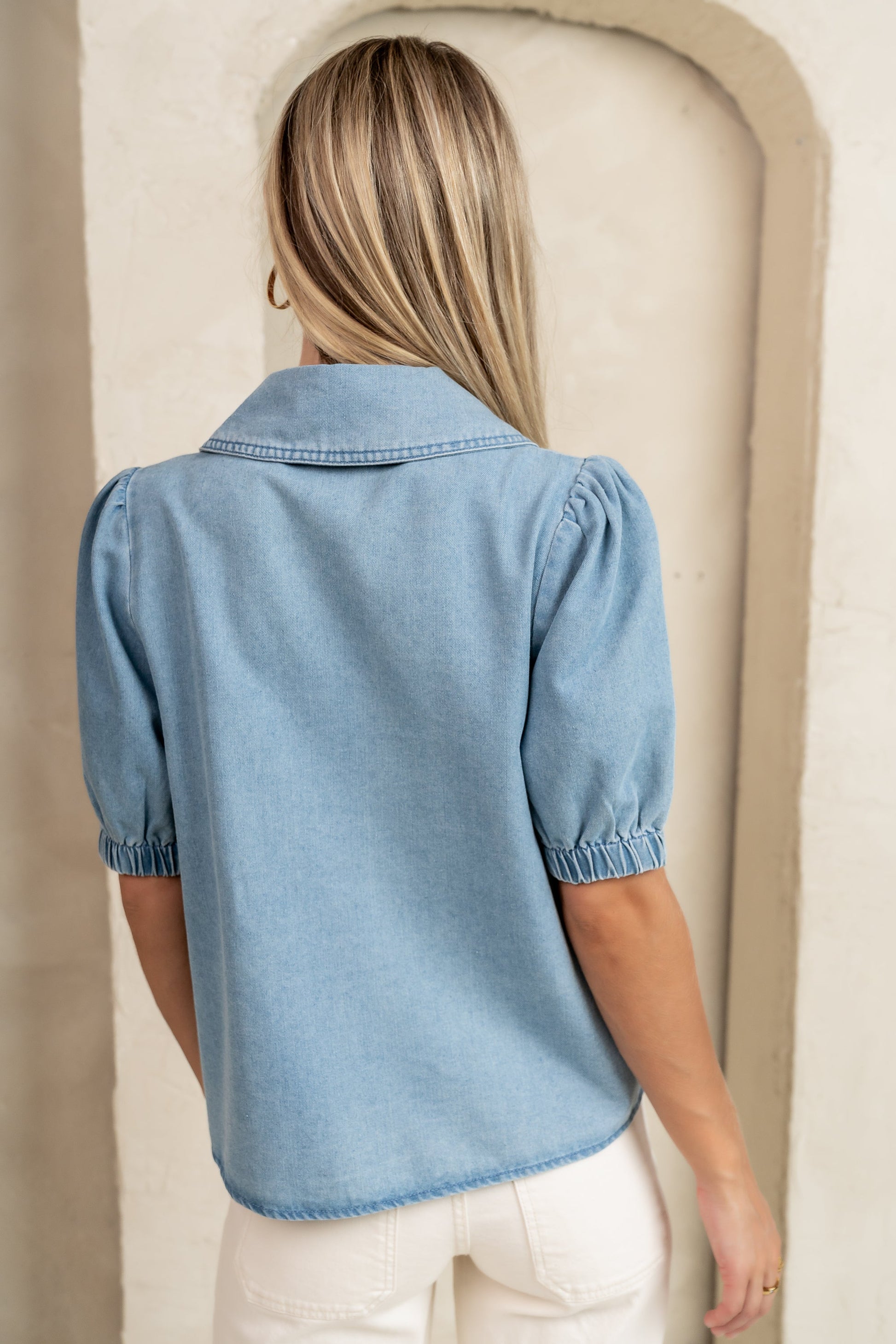 Charlie Denim Button Up - FINAL SALE