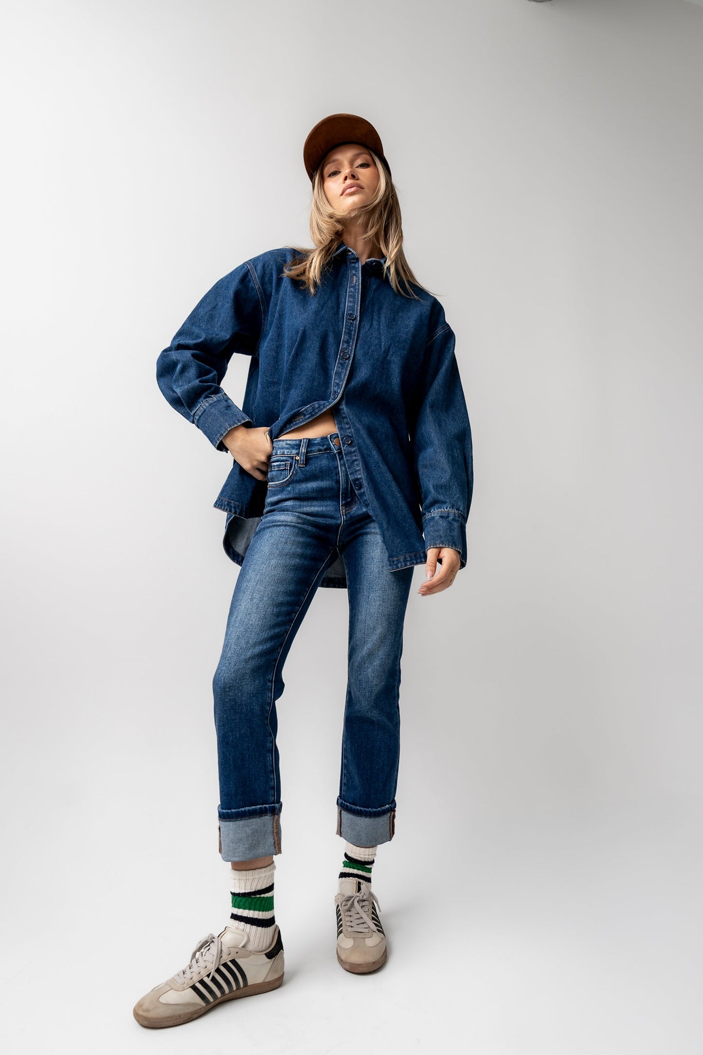 Elliot Cuffed Straight Leg Jeans - FINAL SALE