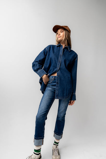 Elliot Cuffed Straight Leg Jeans - FINAL SALE