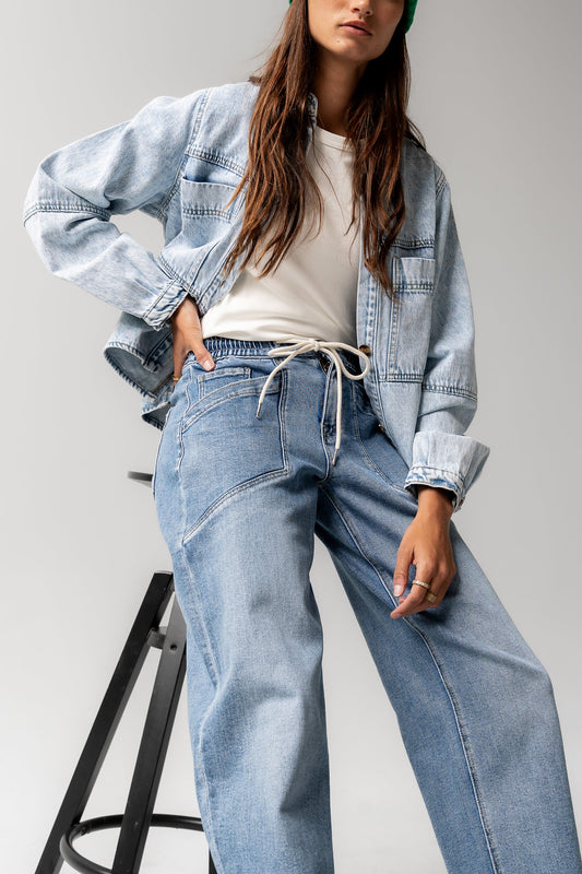 Sunnie Barrel Jeans - FINAL SALE