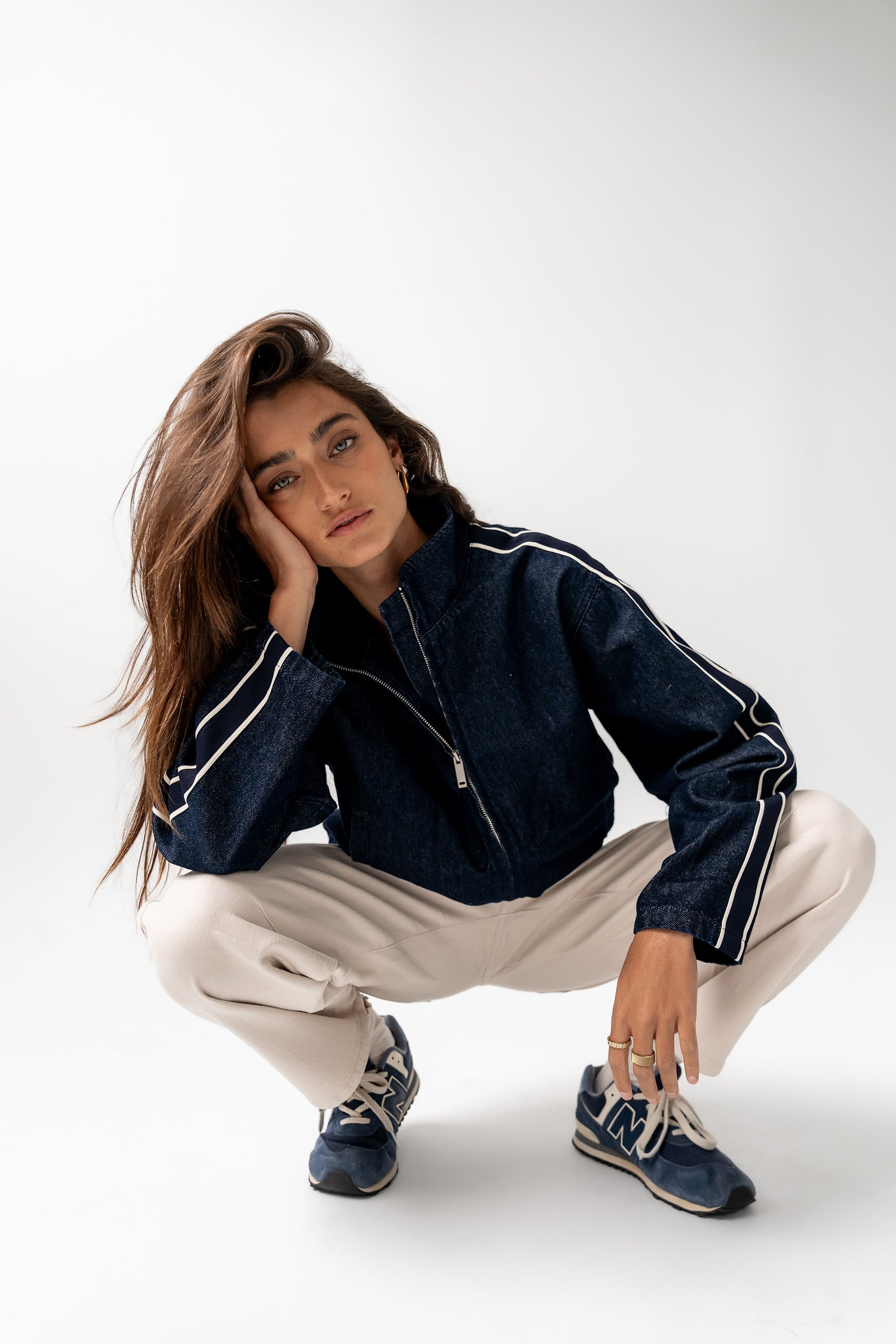 Scottie Barrel Jeans in Ecru - FINAL SALE