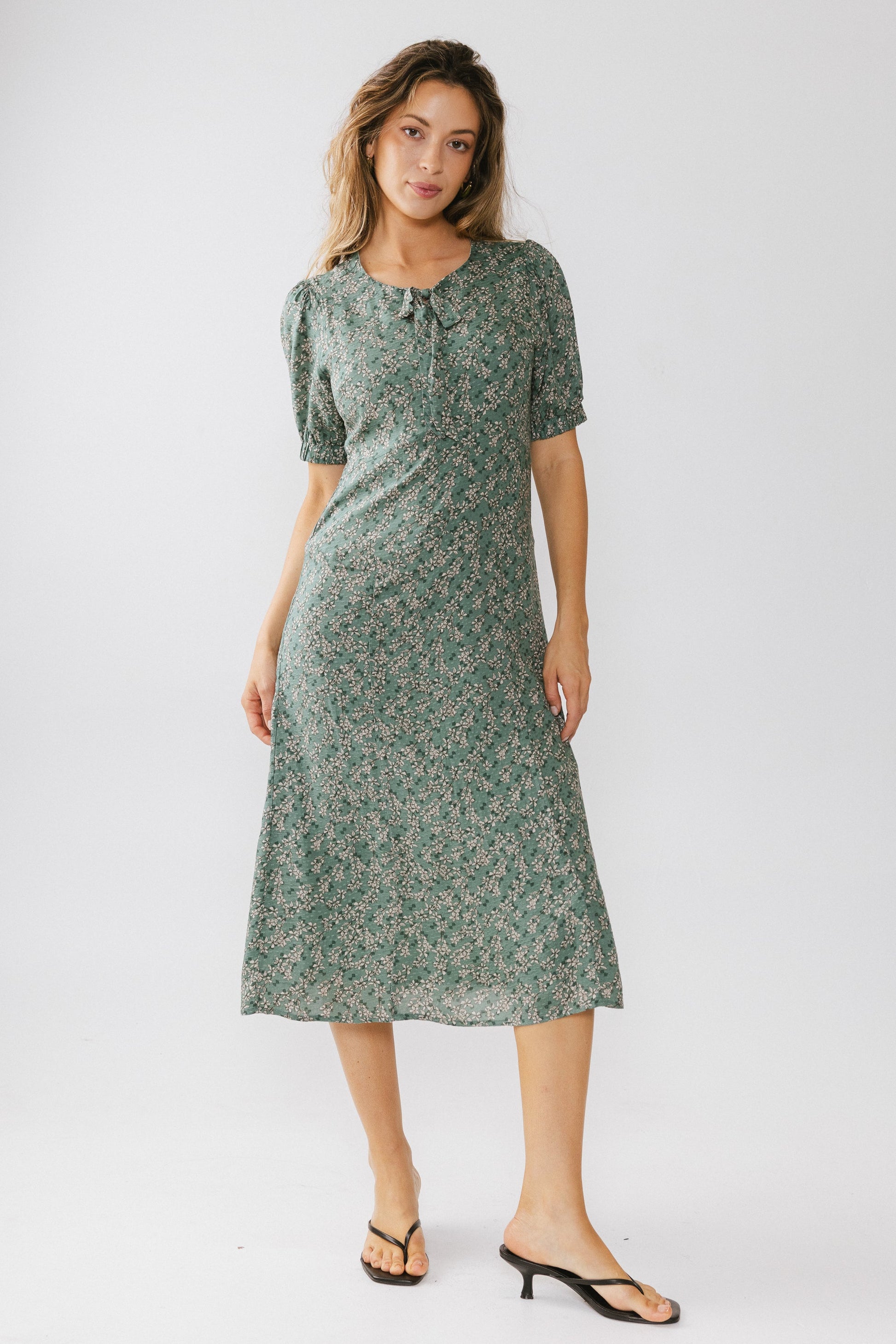 Kelsey Floral Midi Dess