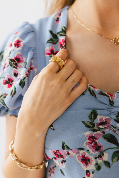 Thea Textured Ring