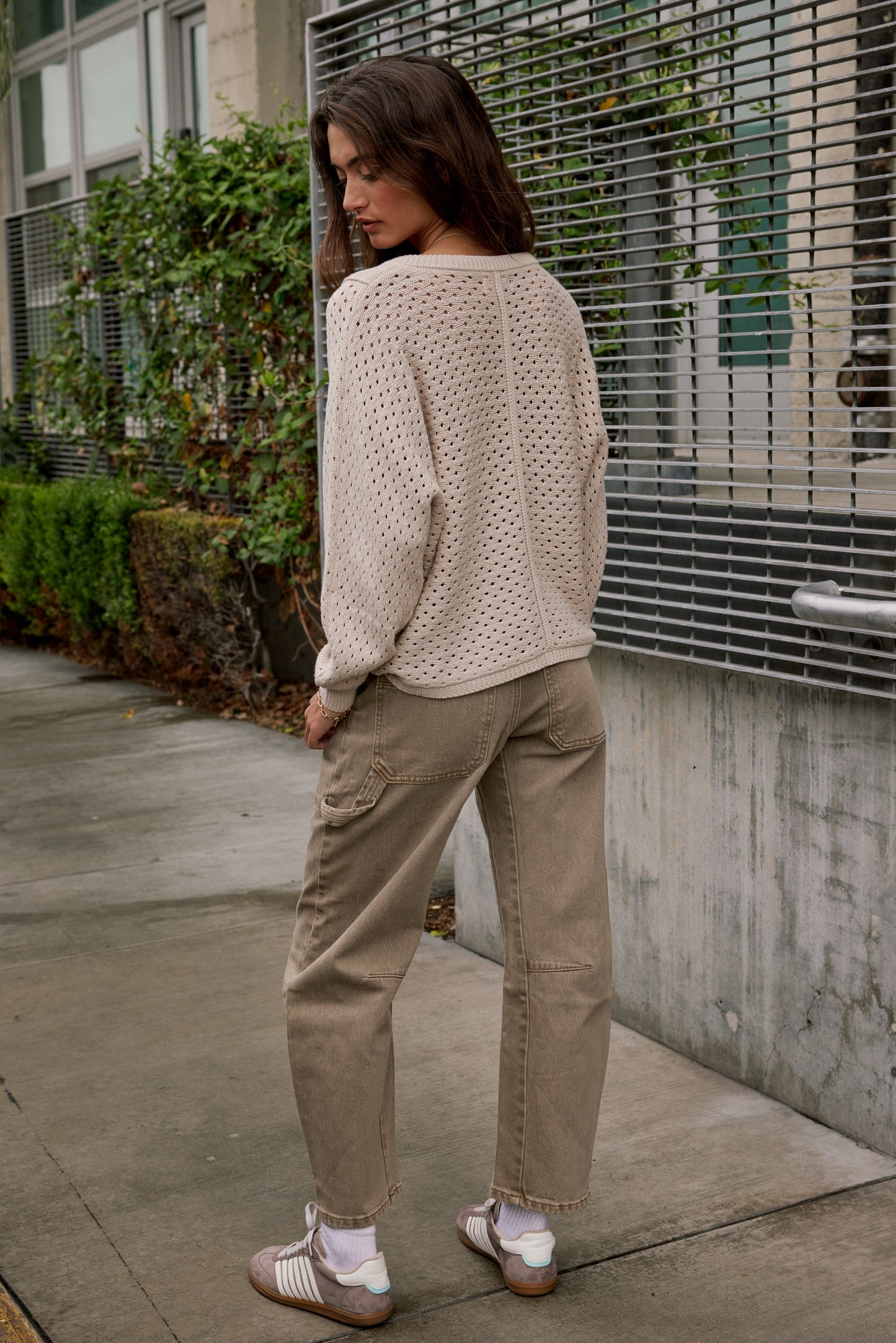 Scottie Barrel Jeans in Tan - FINAL SALE