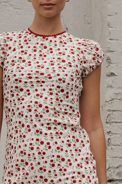 Ellianna Floral Maxi Dress in Cream