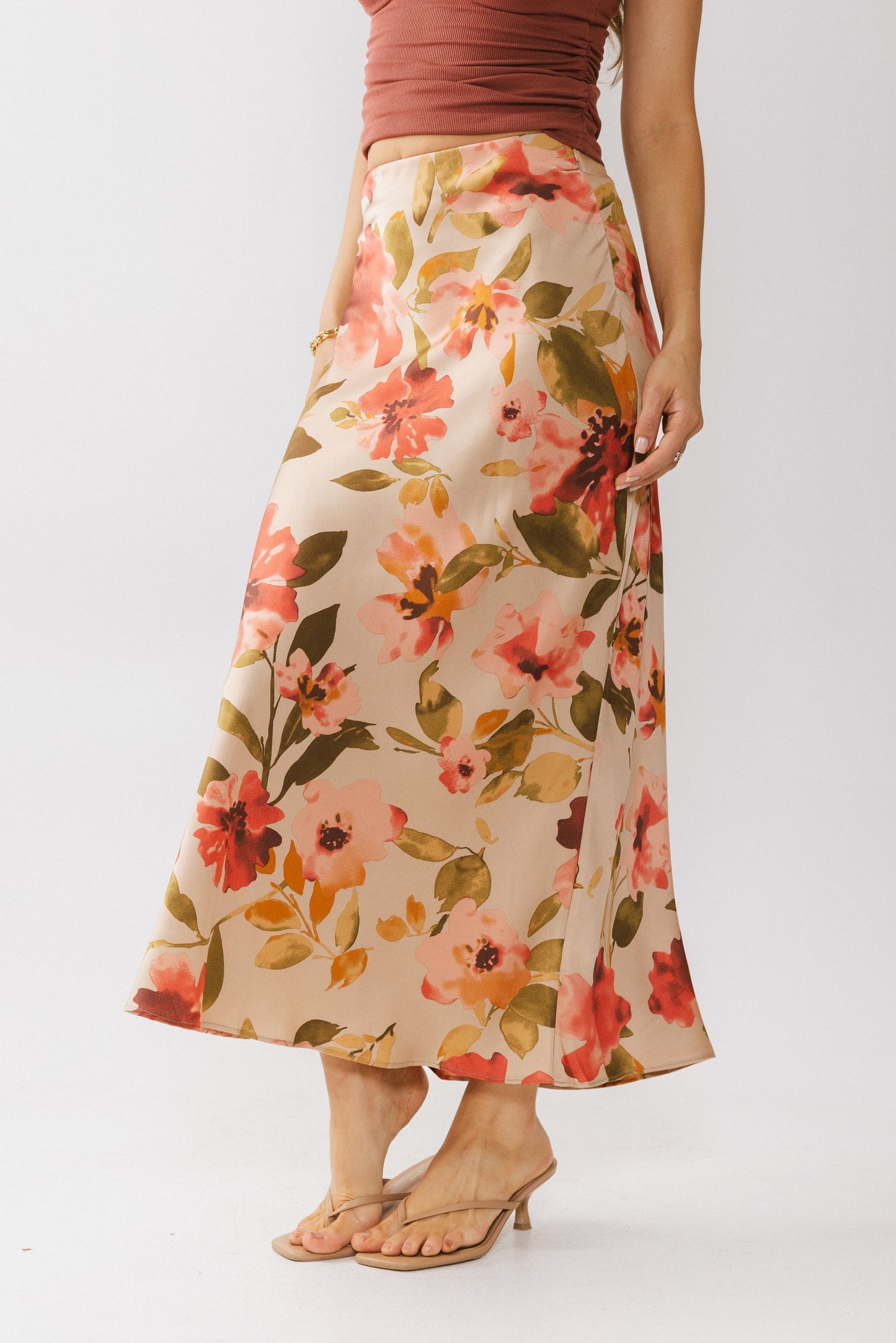 Addison Floral Maxi Skirt - FINAL SALE