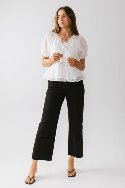 Jenny Cropped Wide Leg Jeans - FINAL SALE