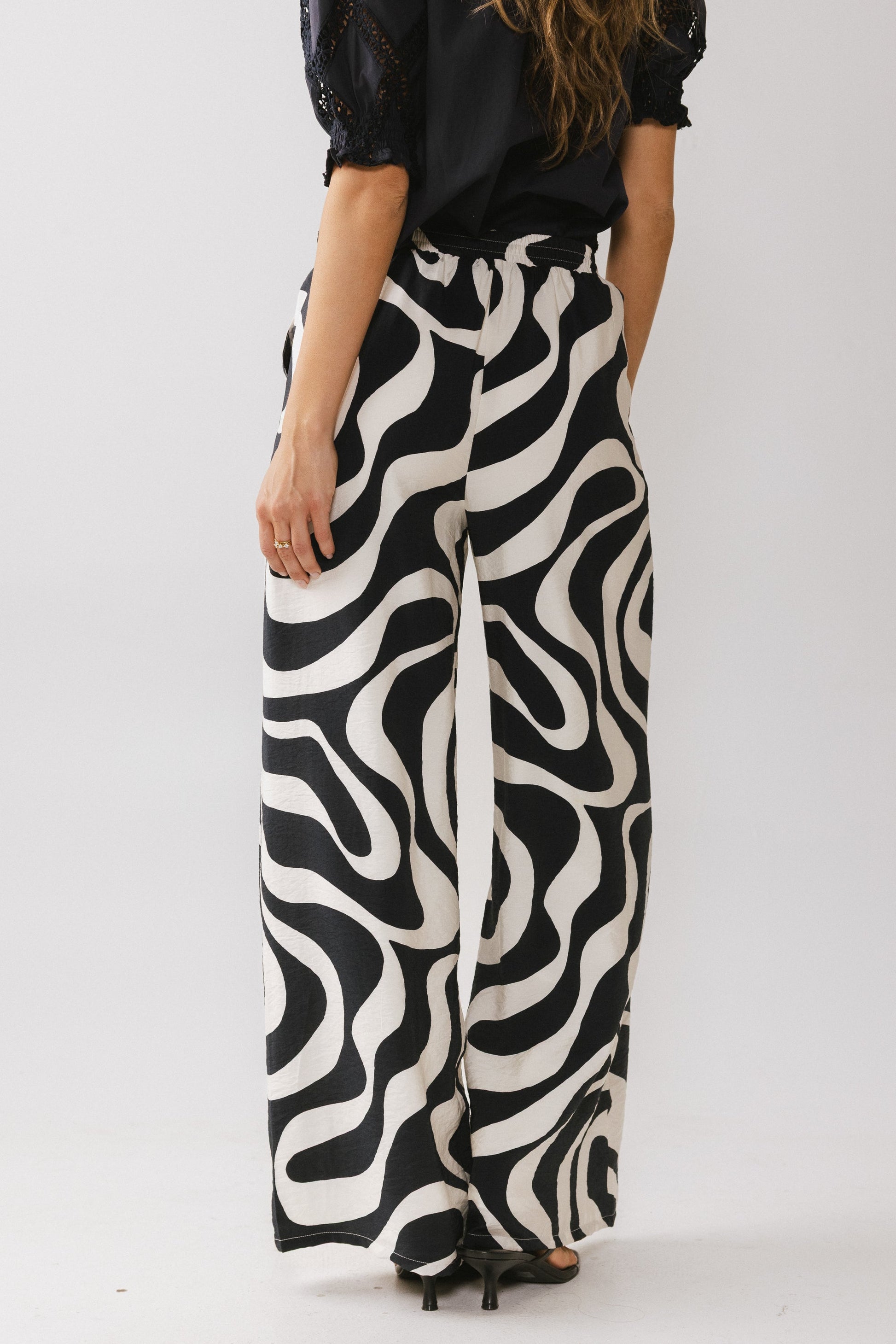 Remy Abstract Wide Leg Pants
