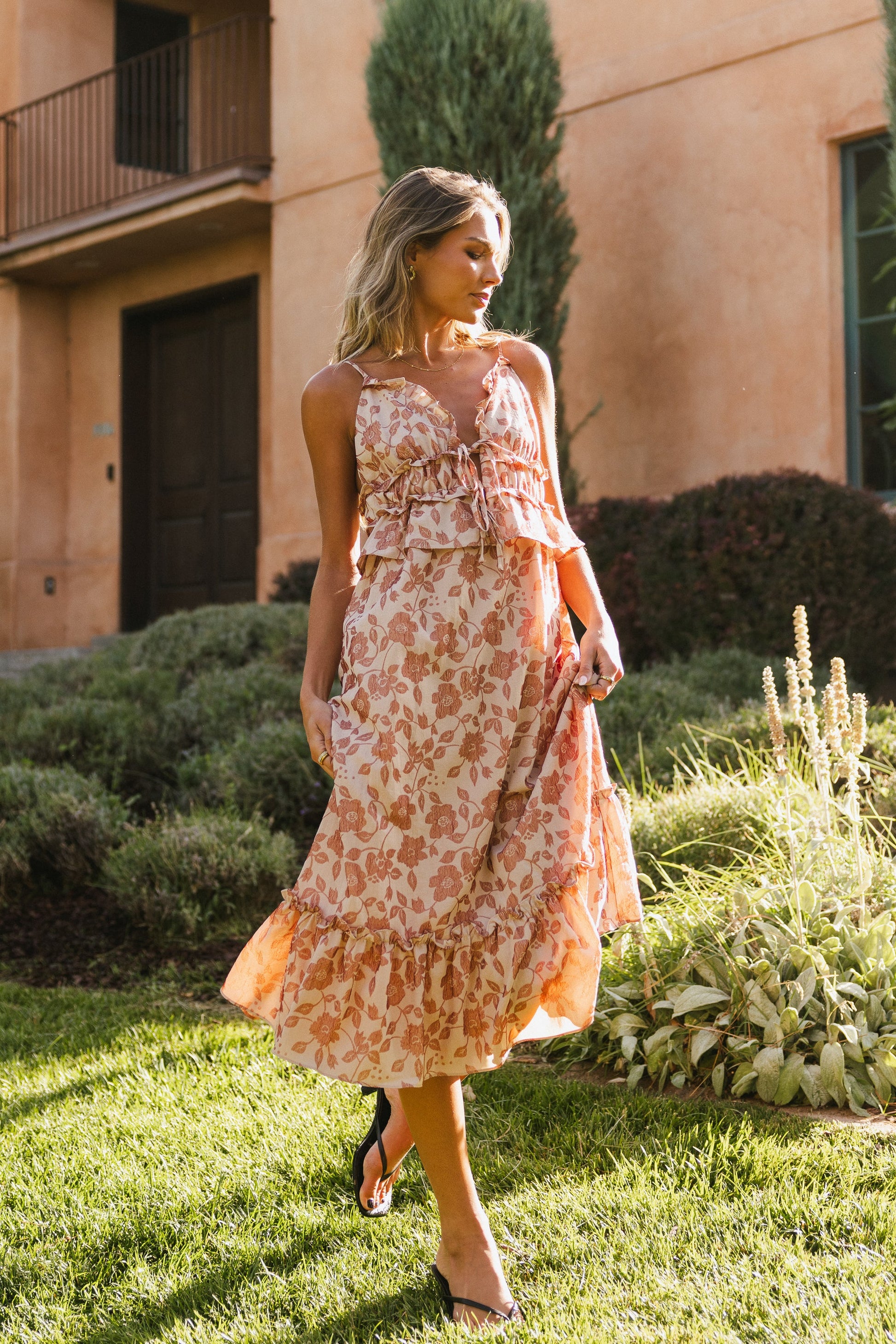 Francis Floral Midi Dress - FINAL SALE