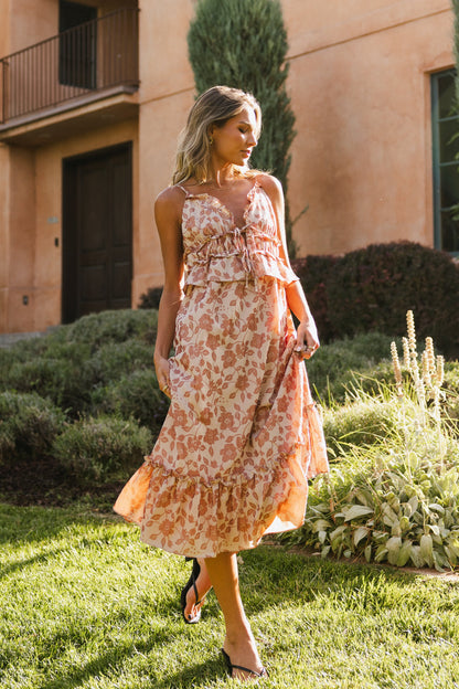 Francis Floral Midi Dress - FINAL SALE