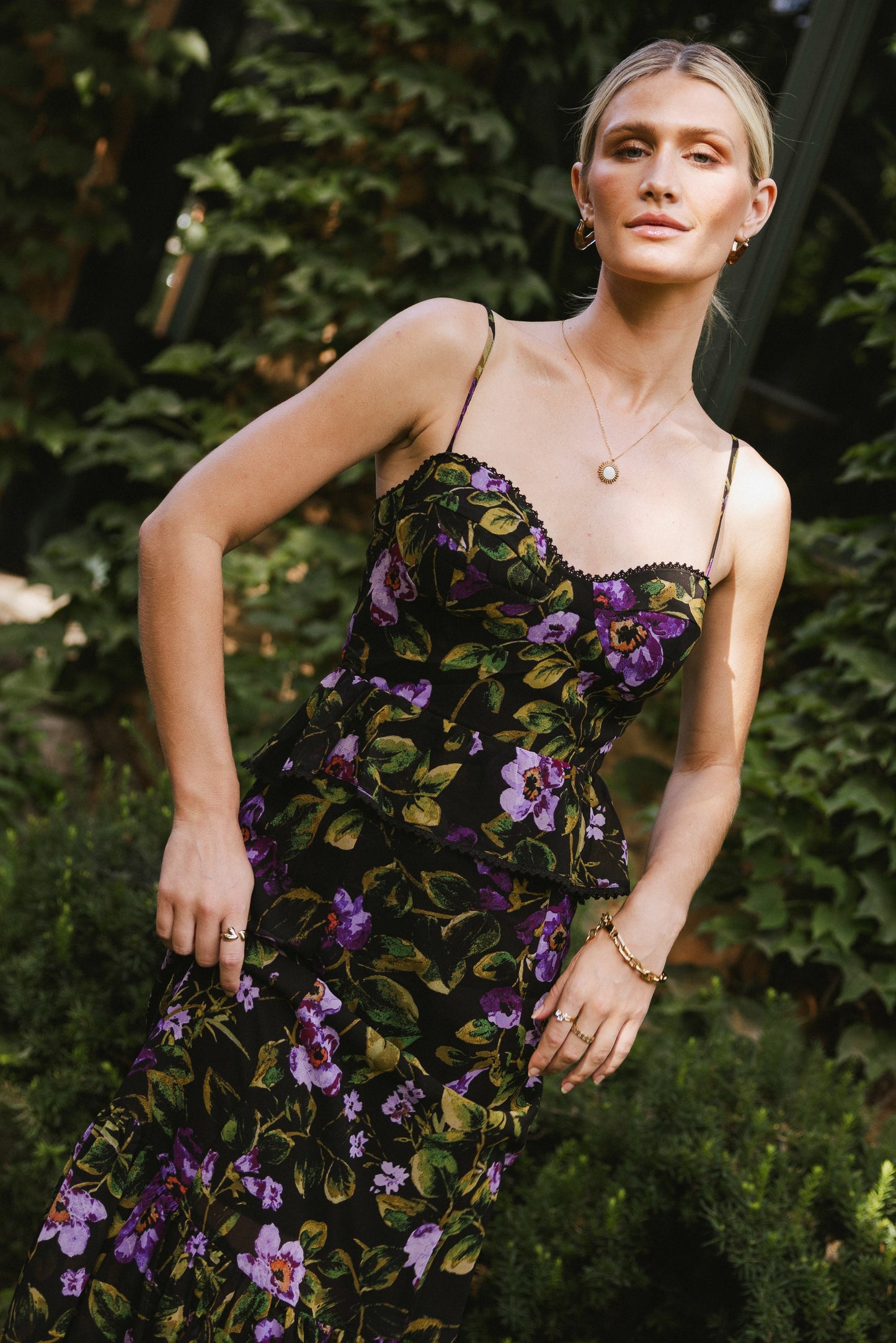 Rory Floral Midi Dress