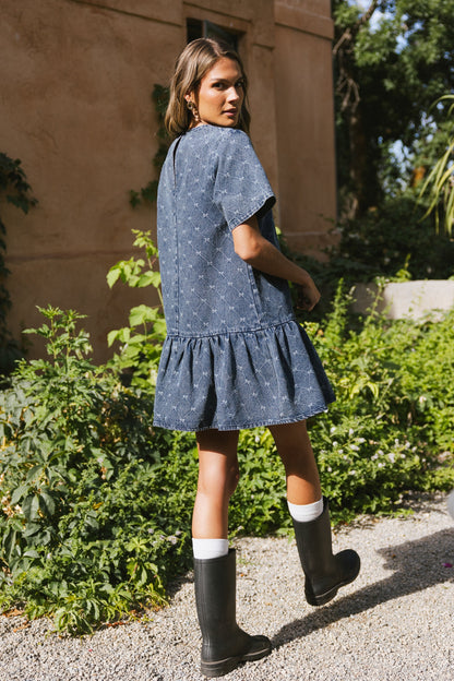 Zaida Bow Baby Doll Dress - FINAL SALE