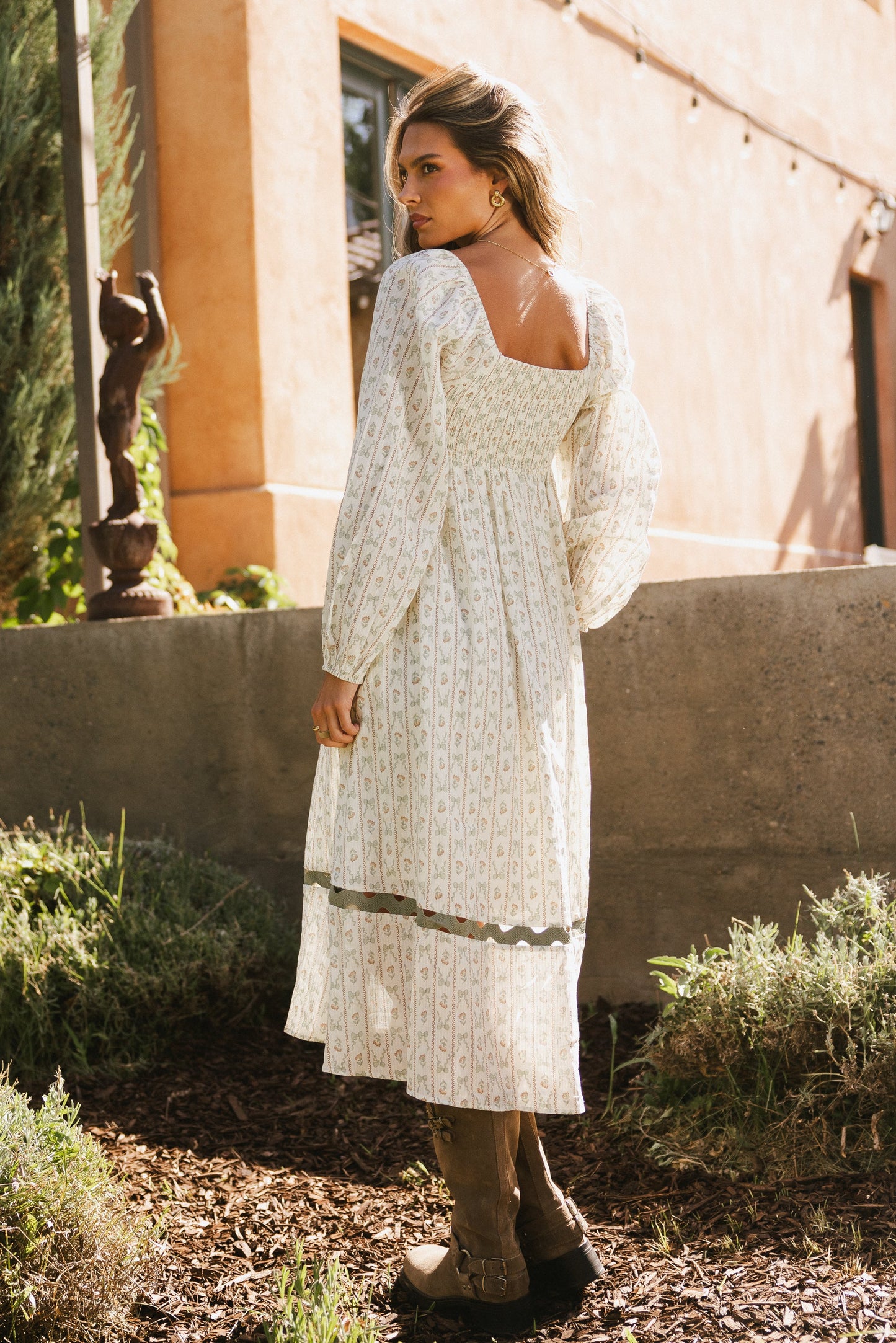 Mylo Bow Midi Dress - FINAL SALE