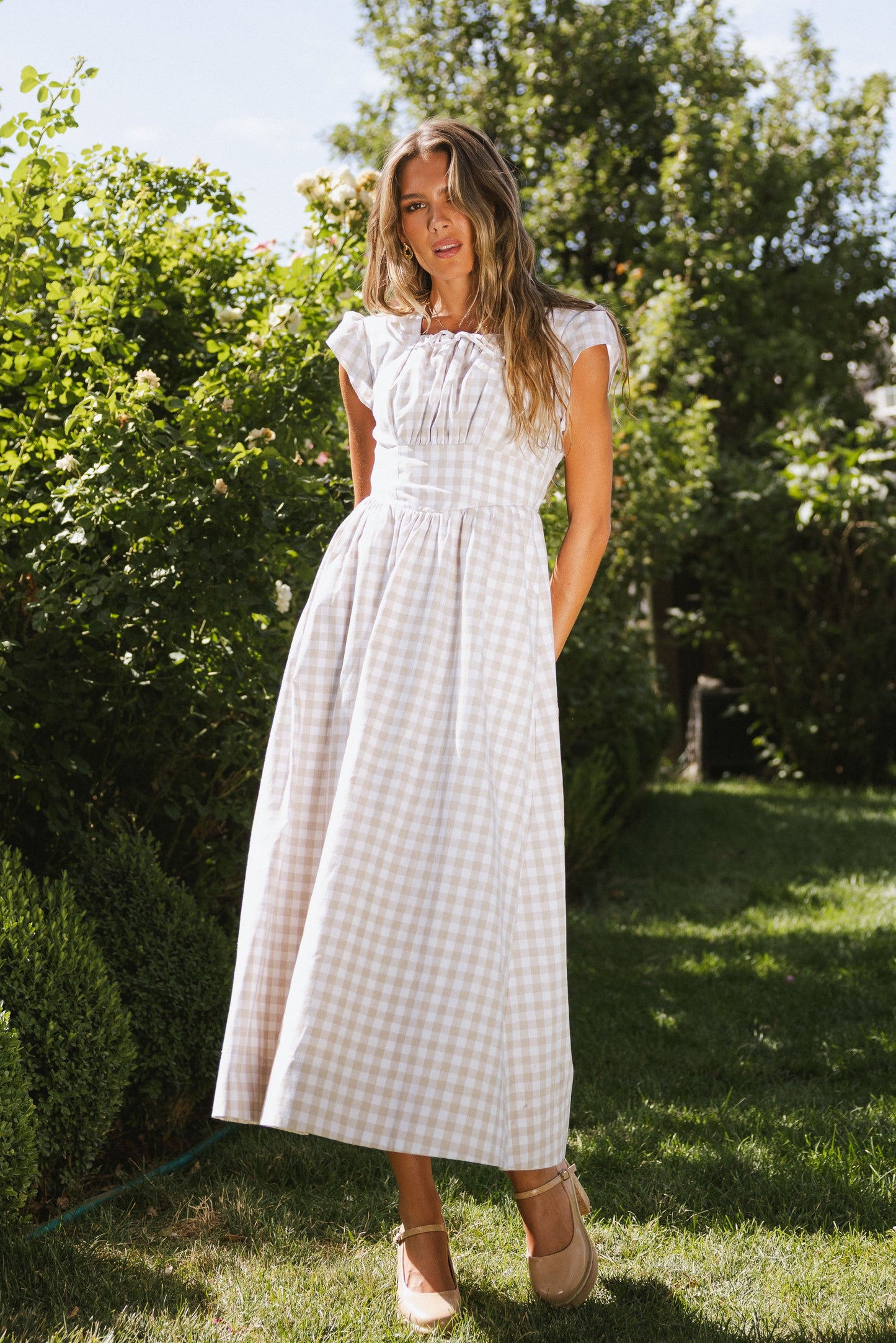 Amani Plaid Maxi Dress - FINAL SALE