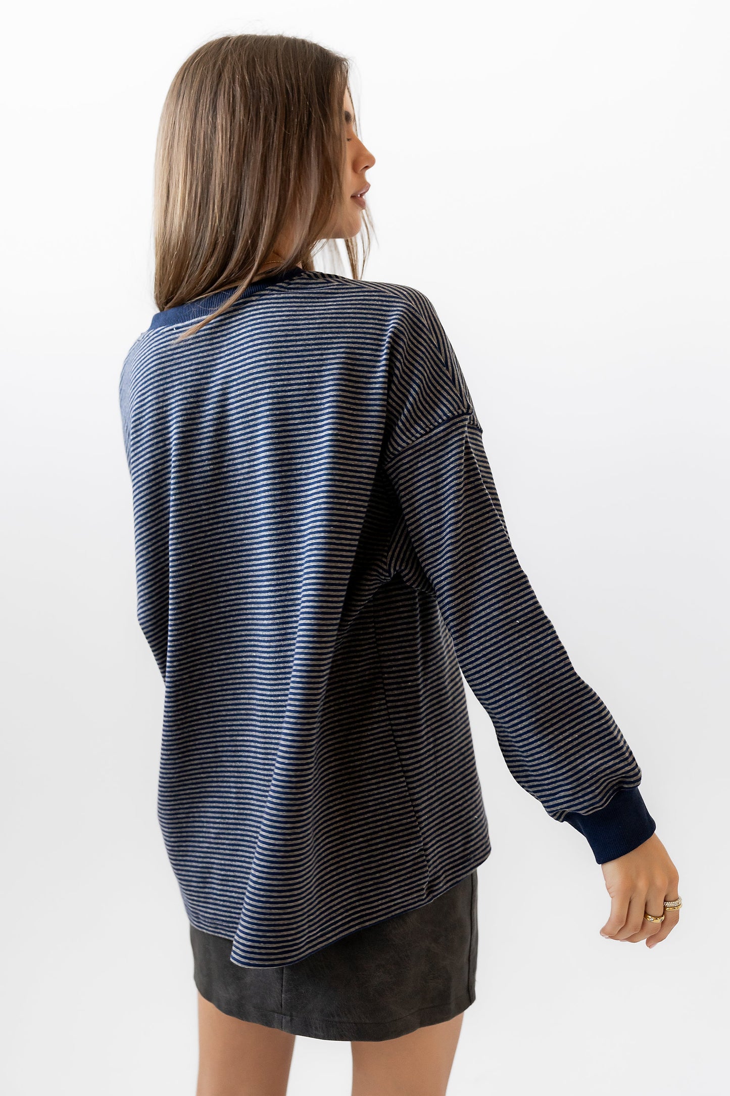 Skye Oversized Striped Top - FINAL SALE