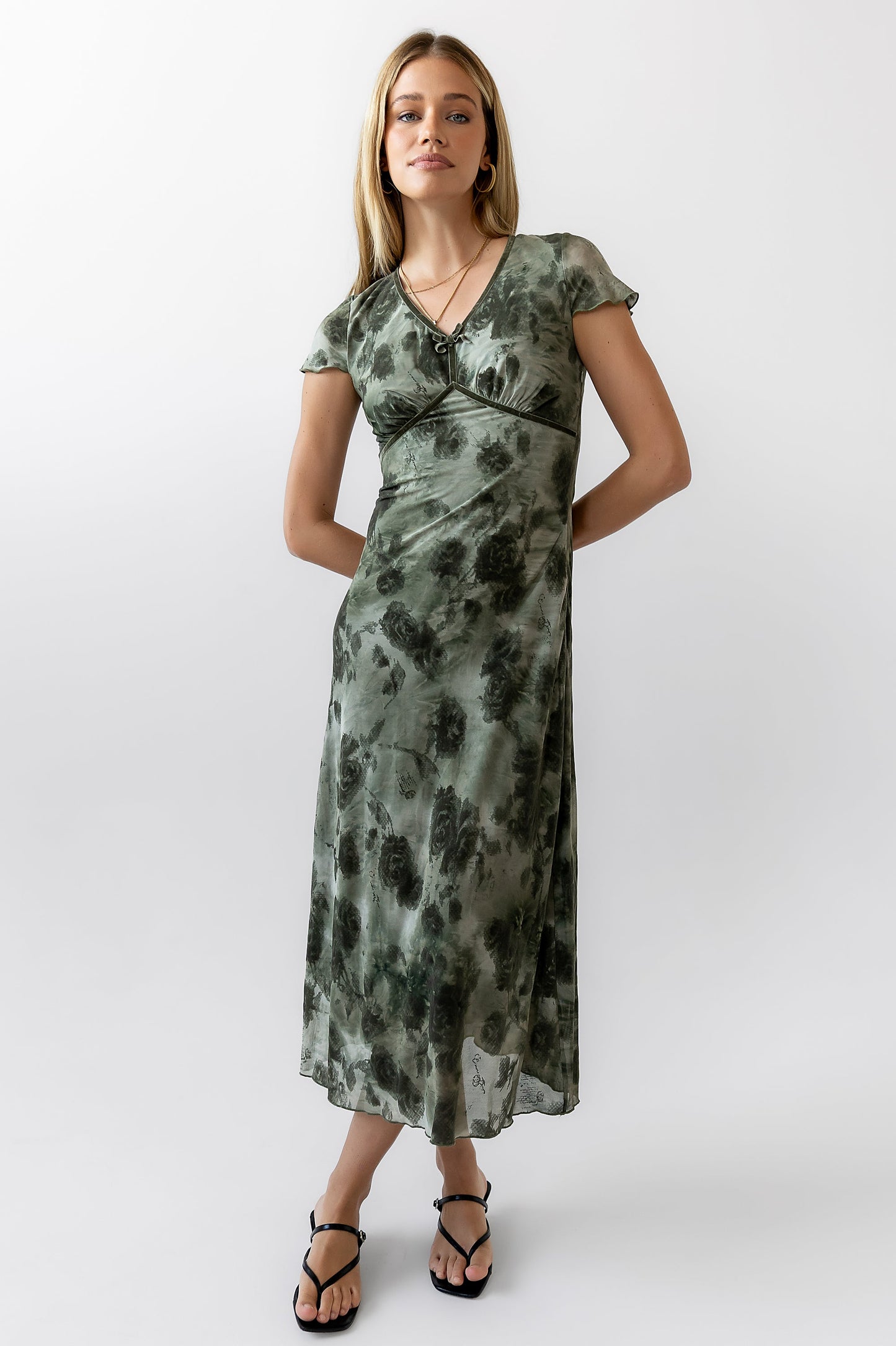 Neo Mesh Maxi Dress