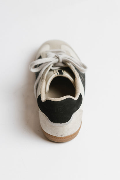 Stevie Striped Sneaker in Black