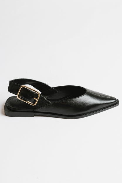 Steve Madden Shay Slingback Flats in Black