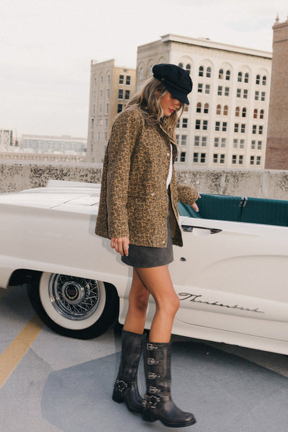 Karson Leopard Jacket - FINAL SALE