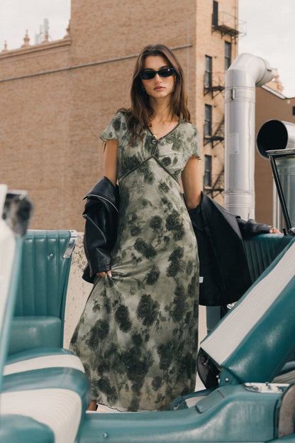 Neo Mesh Maxi Dress